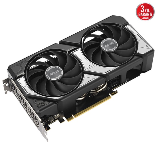 Asus Dual RTX 5060 Ti 8GB GDDR7 Ekran Kartı - 2572 MHz, 128 Bit, DLSS 4, HDMI 2.1b, 3x DP 2.1b, Axial Fan, VR Desteği