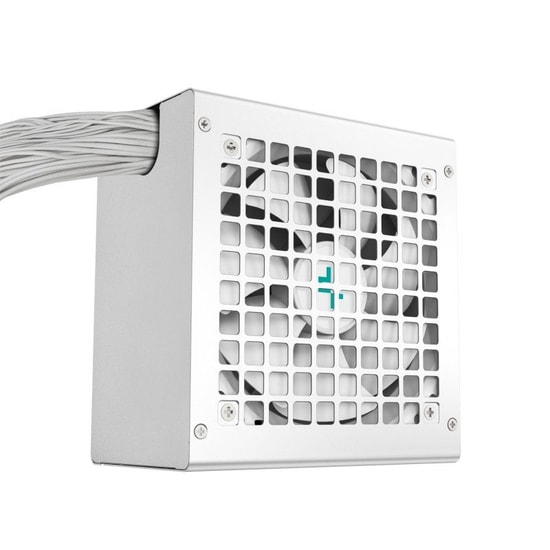 DeepCool PL750-D-WH 750W 80+ Beyaz ATX 3.0 Güç Kaynağı - PCIe 5.1 CEM, 120mm Fan, 230V EU, Siyah Kasa, Aktif PFC