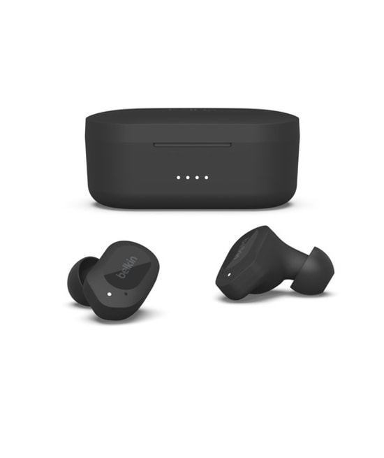 Belkin SoundForm Play (AUC005BTBK) TWS Bluetooth 5.2 Kulaklık - 38 Saat Pil Ömrü, IPX5 Suya Dayanıklılık, Siyah