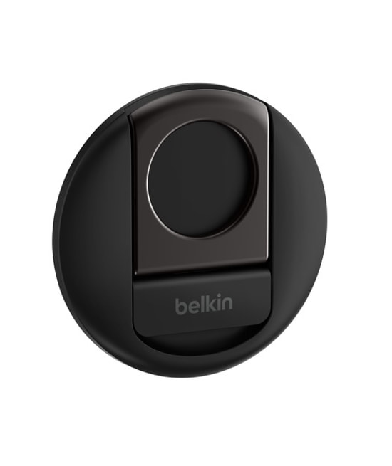 Belkin MagSafe Uyumlu MacBook Kamera Montaj Aparatı (MMA006BTBK) - Siyah, Güvenli Tutuş, iPhone Webcam Desteği