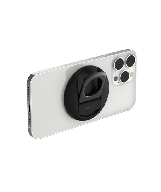 Belkin MagSafe Uyumlu MacBook Kamera Montaj Aparatı (MMA006BTBK) - Siyah, Güvenli Tutuş, iPhone Webcam Desteği