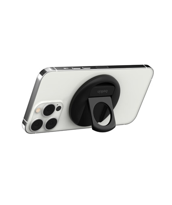 Belkin MagSafe Uyumlu MacBook Kamera Montaj Aparatı (MMA006BTBK) - Siyah, Güvenli Tutuş, iPhone Webcam Desteği