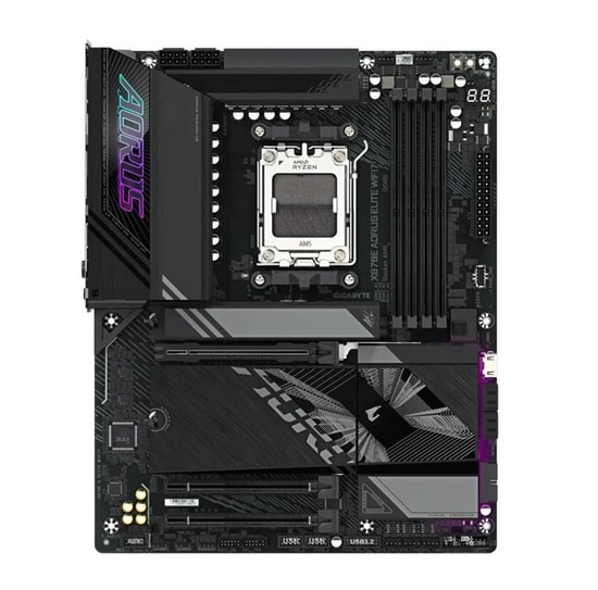 Gigabyte X870E Aorus Elite WiFi 7 (X870E-A-ELT-WIFI7) AM5 DDR5 8200MHz (OC) ATX Anakart - 4xM.2, HDMI, DP, PCIe Gen.5x4
