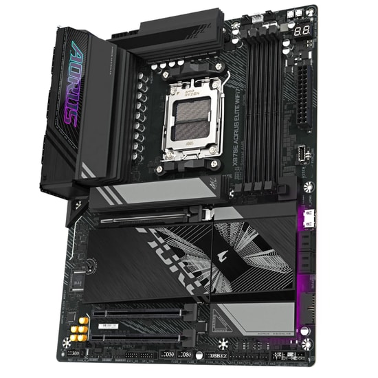 Gigabyte X870E Aorus Elite WiFi 7 (X870E-A-ELT-WIFI7) AM5 DDR5 8200MHz (OC) ATX Anakart - 4xM.2, HDMI, DP, PCIe Gen.5x4