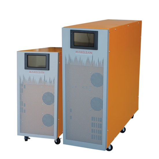 Makelsan Powerpack HF SE 3300 15kVA Trifaze Online UPS (MU15000N3315ES01) - LCD Ekranlı, 40x7Ah Akü, 3F/3F, 6/15 DK PF