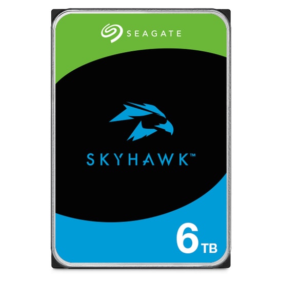 Seagate Skyhawk 6TB 3.5" Güvenlik HDD (ST6000VX008) - 5900RPM, 256MB Cache, 64 HD Kamera Desteği, 7/24 Çalışma