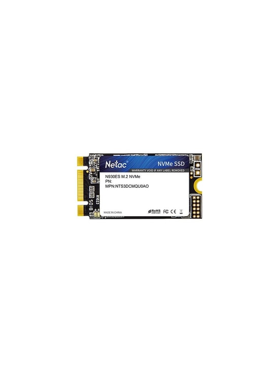 Netac NV30ES 512GB NVMe M.2 SSD (NT01NV30ES-512-E4X) - 3300/2400MB/s, PCIe Gen3 x4, 2242 Form Faktörü