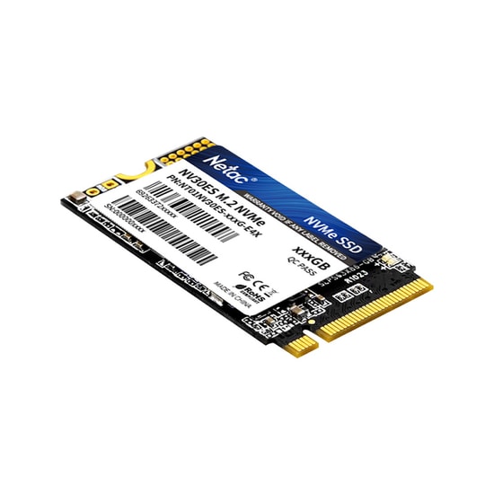 Netac NV30ES 1TB NVMe M.2 SSD (NT01NV30ES-1T0-E4X) - 3300/2800MB/s, PCIe Gen3 x4, 2242 Form Faktörü