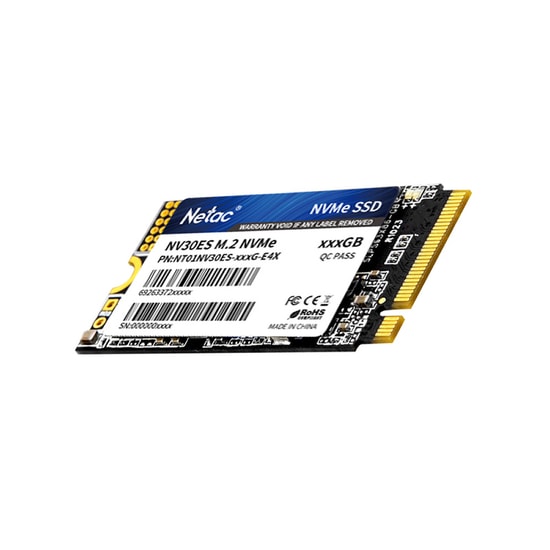 Netac NV30ES 1TB NVMe M.2 SSD (NT01NV30ES-1T0-E4X) - 3300/2800MB/s, PCIe Gen3 x4, 2242 Form Faktörü