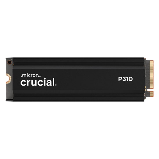 Crucial P310 1TB NVMe M.2 SSD (CT1000P310SSD5) - PCIe Gen4, 7100/6000MB/s, Soğutuculu, 5 Yıl Garanti