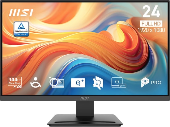 MSI PRO MP241 E14V 23.8" Full HD 144Hz 1ms Adaptive-Sync VA Monitör - 1920x1080, HDMI, DisplayPort, Flicker Free