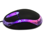 Everest KM-6809 Mavi Işıklı Kablolu Optik Mouse - 1200 DPI, Siyah, USB Bağlantı, Ergonomik Tasarım, Hassas Kontrol