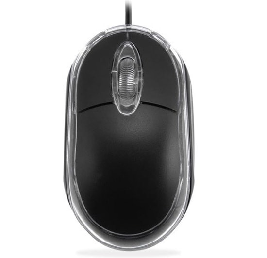 Everest KM-6809 Mavi Işıklı Kablolu Optik Mouse - 1200 DPI, Siyah, USB Bağlantı, Ergonomik Tasarım, Hassas Kontrol
