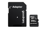 Goodram 256GB MicroSDXC M1AA-2560R12 Class 10 UHS-I Hafıza Kartı + Adaptör - 100MB/s Okuma, Full HD Video Kayıt