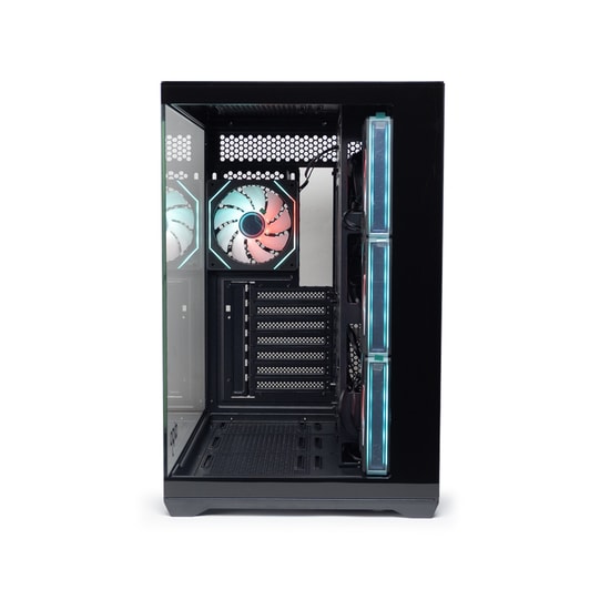 Aigo C280 750W Siyah ARGB Mid Tower ATX Bilgisayar Kasası - 80+ Bronze, Temperli Cam, 3x ARGB Fan, ATX/mATX/Mini-ITX