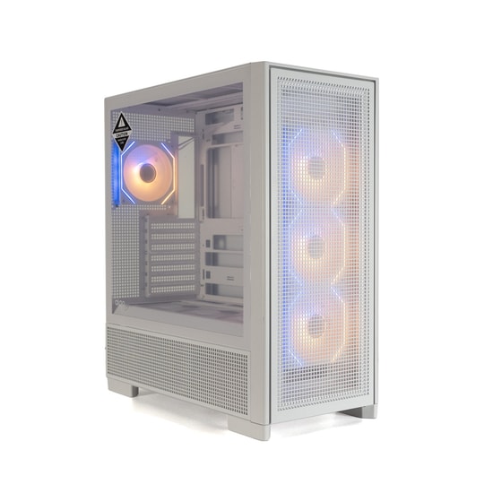 Aigo AIRNOVA Beyaz 850W 80+ Bronze E-ATX Mid Tower Kasa - 7 ARGB Fanlı, Beyaz Tasarım, Güçlü Hava Akışı, Geniş Hacim