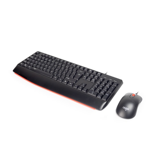 AIGO AK310 Pro Siyah Kablolu Klavye Mouse Seti (AK310 PRO SİYAH) - ABS, Türkçe Q Düzen, Siyah, Tak Çalıştır, Ergonomik