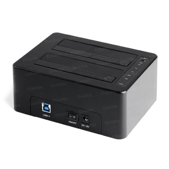 Dark Storex DSD26C (DK-AC-DSD26C) HDD Disk İstasyonu - Çiftli 3.5/2.5" SATA Disk Klonlama, USB 3.0, 10TB+ Destekli