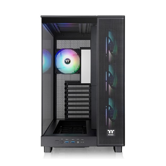 Thermaltake View 380XL (CA-11E-00M1WN-00) ATX Mid Tower Oyuncu Kasası - 4x120mm ARGB Fan, Temperli Cam Yan Panel