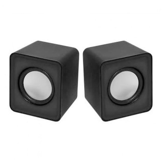 Frisby FS-334U-B 2.0 Kablolu Siyah USB Hoparlör Sistemi - 6W PMPO, 100Hz-16KHz Frekans, 3.5mm Stereo Jak, 6.1x7.4x5.4cm