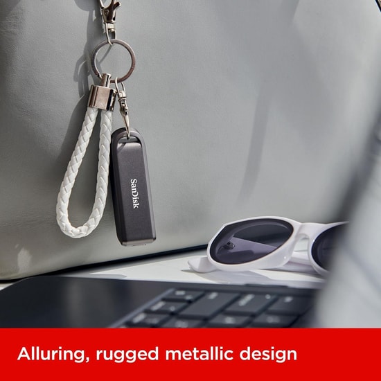 SanDisk Extreme Pro 256GB USB-C Flash Bellek (SDCZ890-256G-G46) - 1000MB/s Okuma, 900MB/s Yazma, Yüksek Hızlı