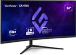 ViewSonic VX3418C-2K 34" UWQHD 1ms 180Hz Kavisli Oyuncu Monitörü - 1500R, FreeSync Premium, 2x HDMI 2.0, DisplayPort 1.4