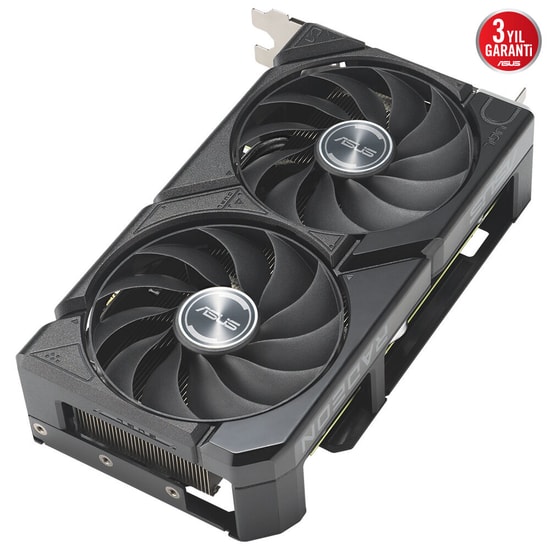 Asus Dual Radeon RX 9060 XT 16GB GDDR6 Ekran Kartı - 128 Bit, 3250 MHz, RDNA 4.0, HDMI 2.1b, 2xDP 2.1a, DX12, AMD VSR
