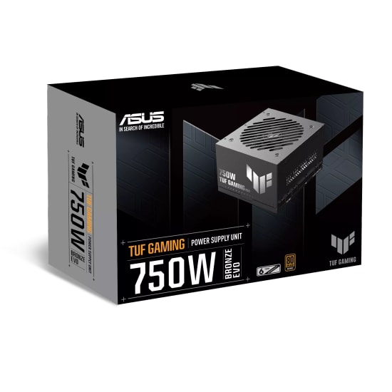 Asus TUF Gaming 750B 80 Plus Bronze EVO Güç Kaynağı - ATX 3.1, Full Modüler, Çift Rulmanlı Fan, Dayanıklı, 6 Yıl Garanti