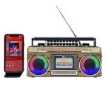 Nettech Epe FP-362-S Kahverengi Nostaljik Radyo ve Bluetooth Hoparlör (NT-116831) - Kablosuz, FM Radyo, Nostalji Tasarım