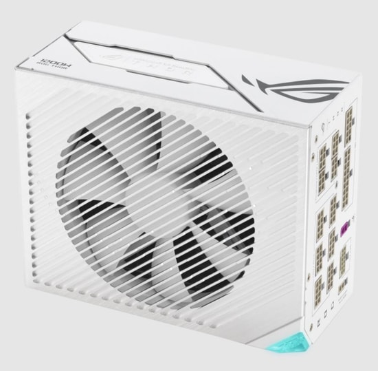 ASUS ROG Thor 1200P3 Beyaz 80+ Platinum 1200W Güç Kaynağı - 1200W, ATX 3.1, GaN MOSFET, Sessiz, OLED Ekran, Turbo Mod