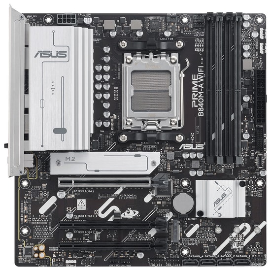 Asus PRIME B840M-K AM5 DDR5 MicroATX Anakart - AMD B840, AM5, DDR5 8000MHz, Çift M.2, HDMI, USB 3.2, 2.5Gbit LAN
