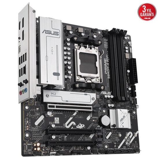 Asus PRIME B840M-K AM5 DDR5 MicroATX Anakart - AMD B840, AM5, DDR5 8000MHz, Çift M.2, HDMI, USB 3.2, 2.5Gbit LAN
