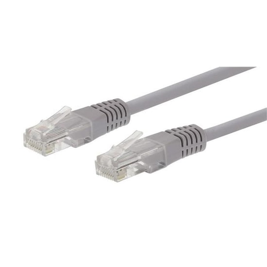 URANIUM CAT6 Gri Patch Kablo 50CM - 26AWG, LSZH, UTP, 250MHz, (50 CM LZSH) Yüksek Performanslı ve Güvenilir Data Kablosu
