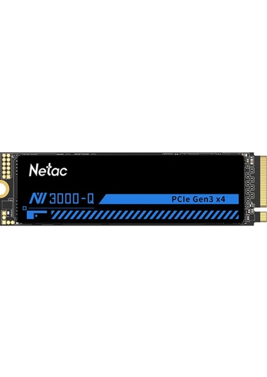 Netac NV3000Q 1TB NVMe M.2 SSD (NT01NV3000Q-1T0-E4X) - 3300/2300MB/s Okuma Yazma, PCIe 3.0 x4, M.2 2280 Form