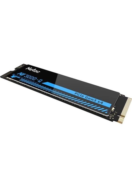 Netac NV3000Q 1TB NVMe M.2 SSD (NT01NV3000Q-1T0-E4X) - 3300/2300MB/s Okuma Yazma, PCIe 3.0 x4, M.2 2280 Form