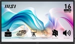 MSI PRO MP165 E6 15.6" FHD IPS USB-C Taşınabilir Monitör - 60Hz, 4ms, HDMI, USB-C 15W PD, Tripod Yuvası, İnce Çerçeve