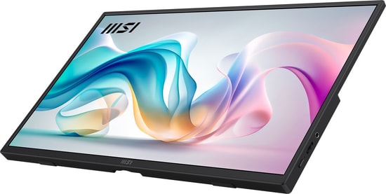 MSI PRO MP165 E6 15.6" FHD IPS USB-C Taşınabilir Monitör - 60Hz, 4ms, HDMI, USB-C 15W PD, Tripod Yuvası, İnce Çerçeve