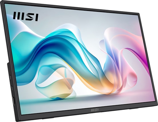MSI PRO MP165 E6 15.6" FHD IPS USB-C Taşınabilir Monitör - 60Hz, 4ms, HDMI, USB-C 15W PD, Tripod Yuvası, İnce Çerçeve