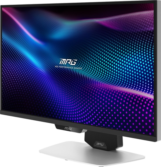 MSI MPG 274URDFW E16M 27" 4K UHD 0.5ms 160Hz Beyaz Oyuncu Monitör - Rapid IPS, Mini LED, Adaptive Sync, Pivot, FHD 320Hz