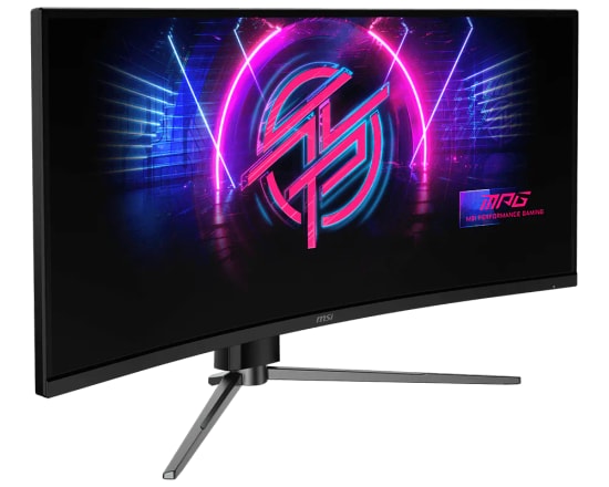 MSI MPG 346CQRF X24 34" UWQHD 240Hz 0.5ms Kavisli Oyuncu Monitörü - Adaptive Sync, Rapid VA Panel, 1500R Kavis, HDMI, DP