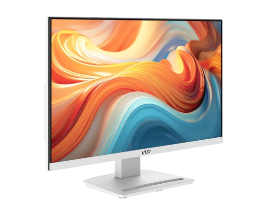 MSI PRO MP241W E14V 23.8" Full HD 144Hz 1ms FreeSync Beyaz VA Monitör - 1920x1080, HDMI, DisplayPort, Flicker Free, Vesa
