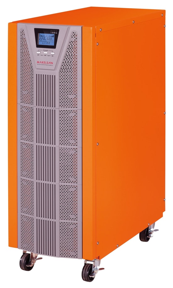 Makelsan Powerpack SE 10kVA Tam Sinus Online UPS (1F/1F) - MU10000N11EAG04, 20x7AH Akü, 5-10 Dakika, Kesintisiz Güç