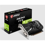 MSI GeForce GT 1030 AERO ITX 2GD4 OC Ekran Kartı (GT1030-AERO-2GD4-OC) - 2GB DDR4, 64 Bit, PCIe 3.0, HDMI, DVI, DX12