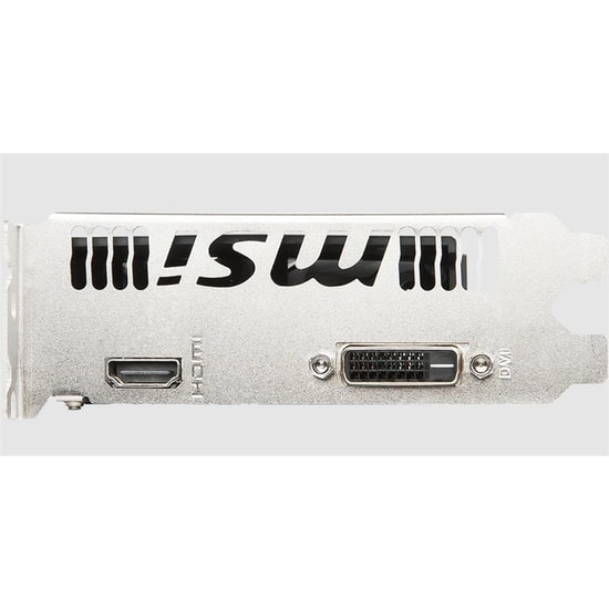 MSI GeForce GT 1030 AERO ITX 2GD4 OC Ekran Kartı (GT1030-AERO-2GD4-OC) - 2GB DDR4, 64 Bit, PCIe 3.0, HDMI, DVI, DX12