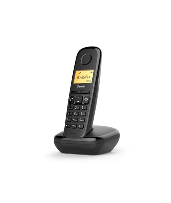 Gigaset A170 Siyah Dect Telefon (4250366850955) - 18 Saat Konuşma, 50 Rehber, Ayarlanabilir Zil Sesi, 200 Saat Bekleme
