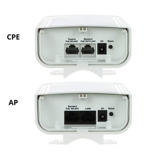 Hikvision DS-3WF3000-EI-5AC/P 867Mbps 3km Dış Ortam Access Point - İkili Set, 2 Port, 5GHz PTP/PTMP 50 Derece, Adaptörlü
