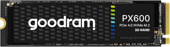 Goodram PX600 1TB PCIe Gen4 NVMe M.2 SSD (SSDPR-PX600-1K0-80) - 5000/3200MB/s Hız, PCIe 4x4, Yüksek Performans