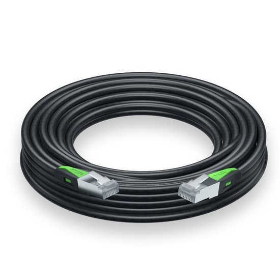 ZYXEL ZZ0112F Siyah 5 Metre CAT 6A Ağ Kablosu (ACCESSORY-ZZ0112F) - RJ-45 Konnektör Uçlu, Dayanıklı,  Uzun Ömürlü