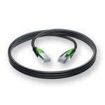 ZYXEL ZZ0110F Siyah 1 Metre CAT 6A Ağ Kablosu (ACCESSORY-ZZ0110F) - RJ-45 Konnektör Uçlu, Dayanıklı,  Uzun Ömürlü