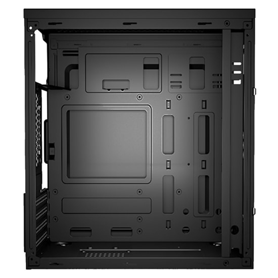VENTO VS119S 350W Siyah Micro ATX Kasa - Mini Tower, 4 Fan Kapasitesi, USB 3.2, Mikrofon Kulaklık Girişli, 370x173x350cm